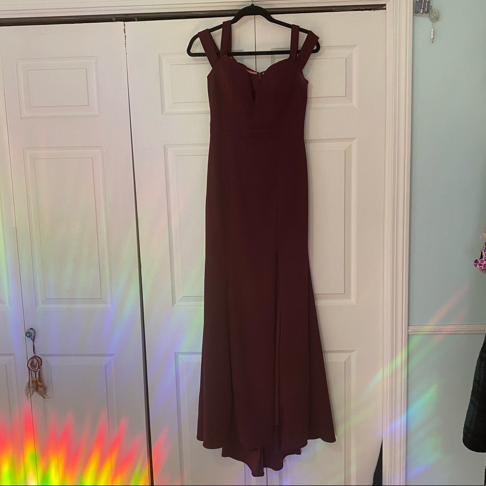 Off The Shoulder Bridesmaids/Black Tie Dress